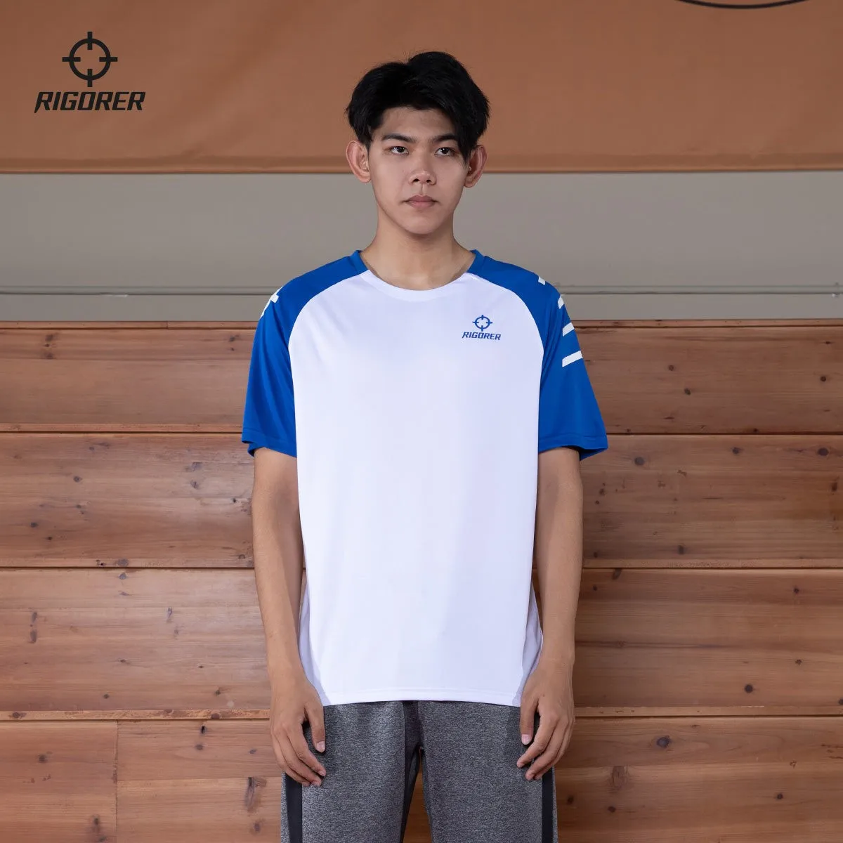 RIGORER Basketball Leisure Comfortable Breathable Short Sleeve Men And Women Sports Quick-dry T-shirt Sportswear [Z119110422]