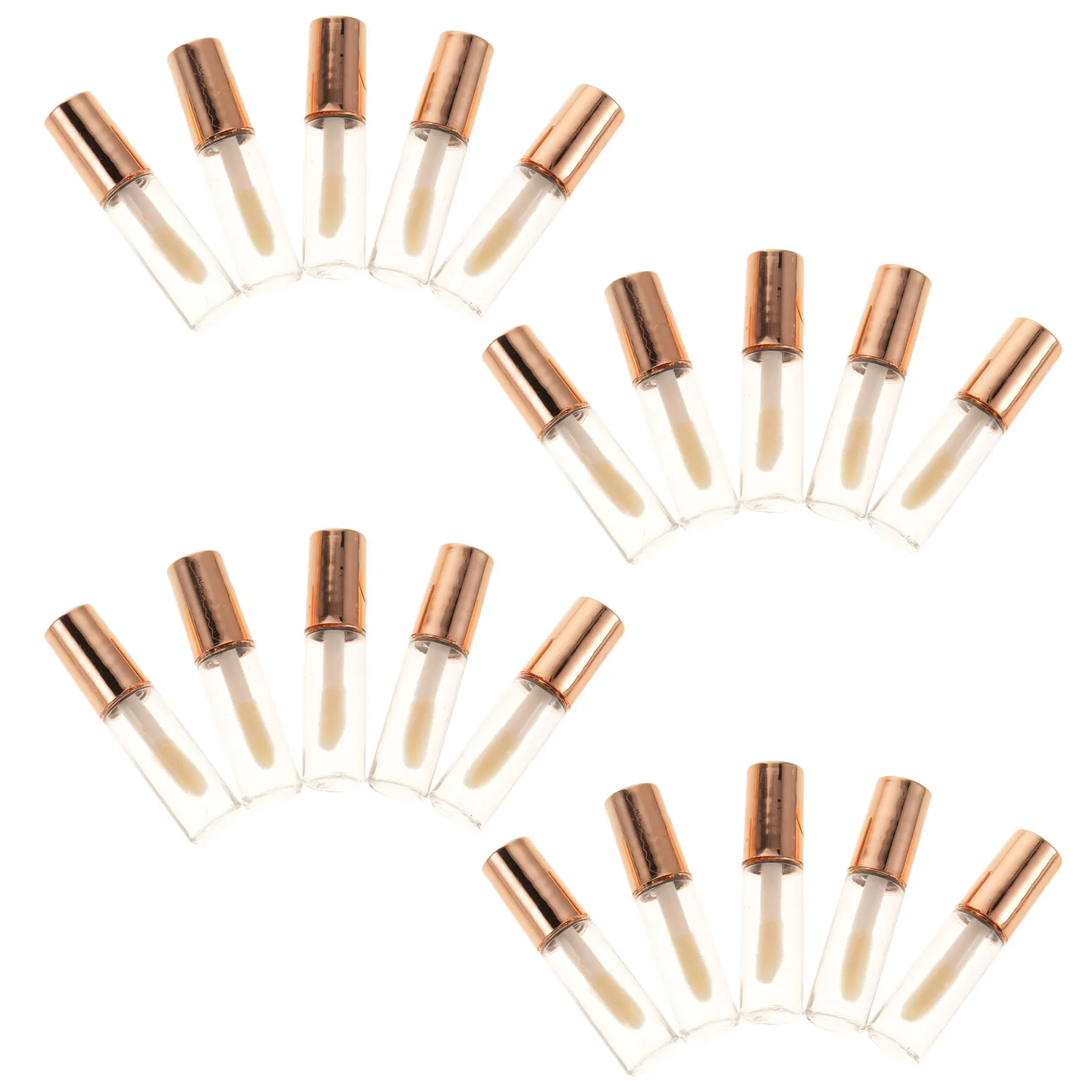 

20Pcs Empty Lip Gloss Tubes 1.2ml Mini Refillable Lip Tubes Clear Plastic Squeeze Containers for Travel DIY Liquid