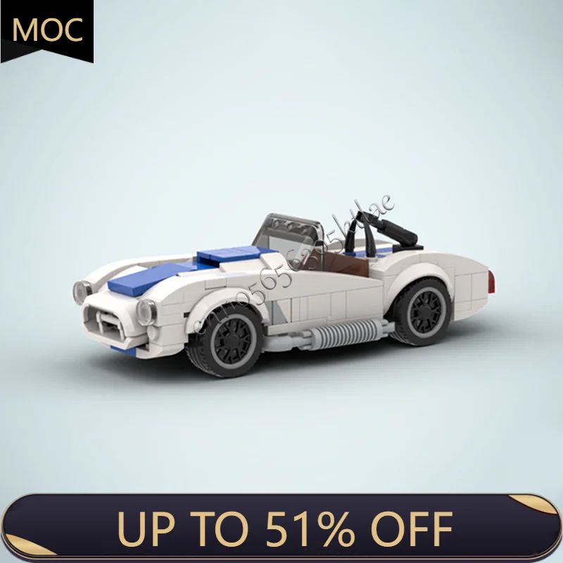 

New 174 Parts MOC Technology Convertible Sports Car Model Building Blocks Speed Vehicle Bricks Toys Kids Popular Christmas Gifts