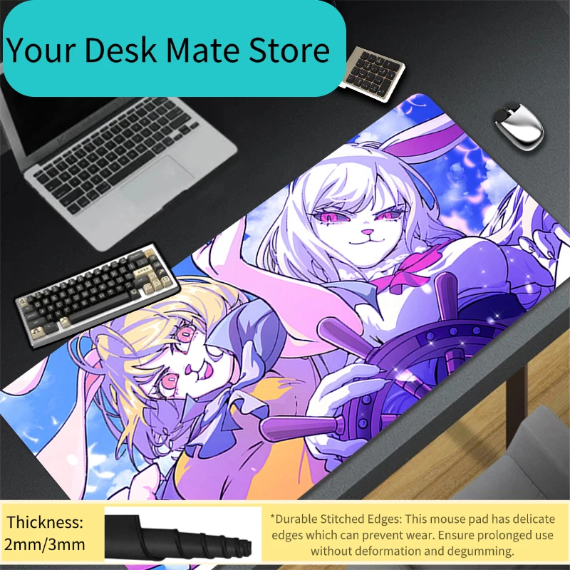 Gaming Mouse Pad Desk Mat Gamer Professional Premium Mousepad One Piece Speed Control High-Quality Accessories Rug Keyboard Pad