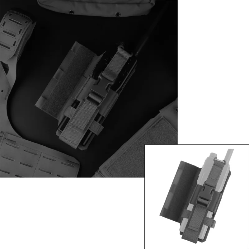 

R Series Radio Side Pouch | Water-Resistant MOLLE Compatible Holder | For Hunting Equipment Accessories