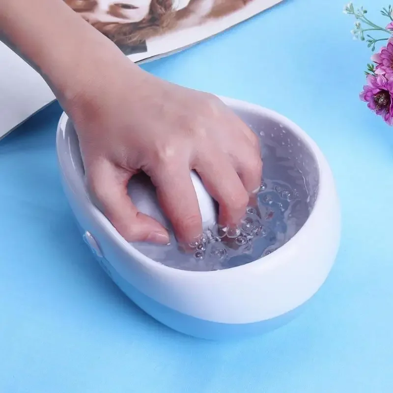 

Electric DIY Nail Art Soak Bowl Bubble Vibration Hand Wash Gel Polish Remover SPA Manicure Tool s Tools