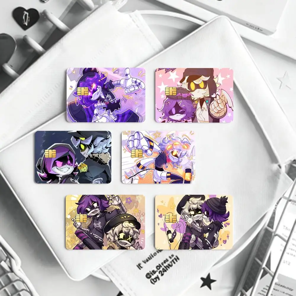 M-Murder Drones  Card HD Stickers Game Card Decal Card Matte Film Skin Small Chip Waterproof Sticker