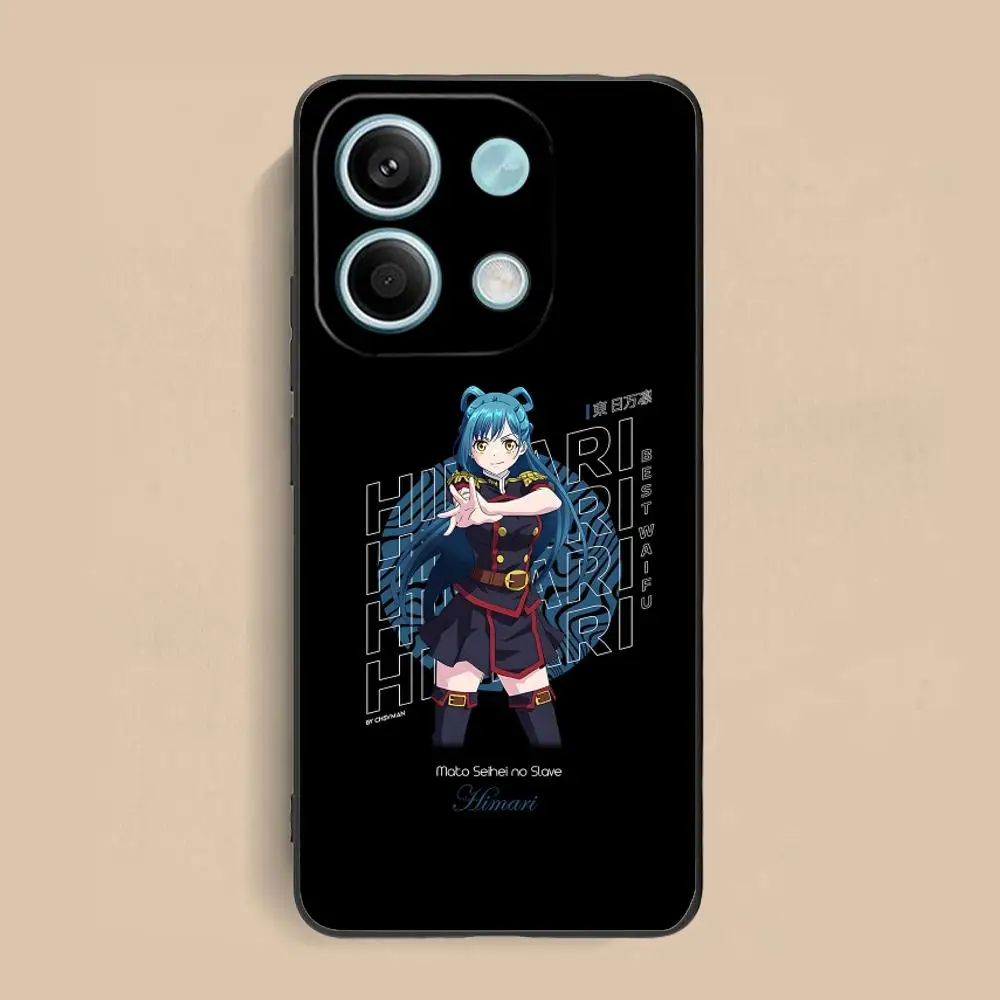 حافظة هاتف Mato seihei no slave Himari لهاتف Xiaomi Redmi 14 13 12 A5 3 2 1 C Plus 4G 5G غطاء مطبوع ملون فاخر جدًا #6