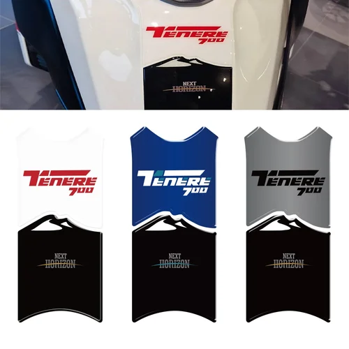 Para Yamaha TENERE 700 T7 T700 2019 2020 2021 2022 2023 2024 motocicleta 3D Gel Protector de almohadilla de depósito pegatinas pintura protección calcomanía