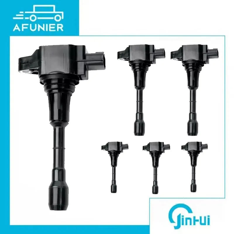6 шт. катушка зажигания для Infiniti EX35 FX35 G25 JX35 M35H Q50 Nissan 350Z Altima Maxima 2,5 3,5 V6 VQ25 OE No. :UF550,22448-JA11C