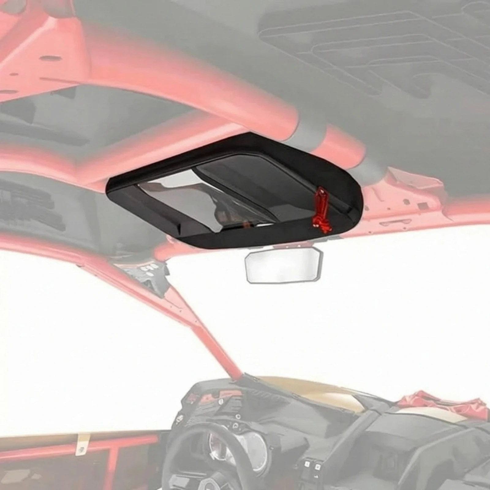 UTV Overhead Bag with Transparent Panel Easy to Install Side-by-Side SxS Model X3 MAX Overhead Storage Bag Quick-Release