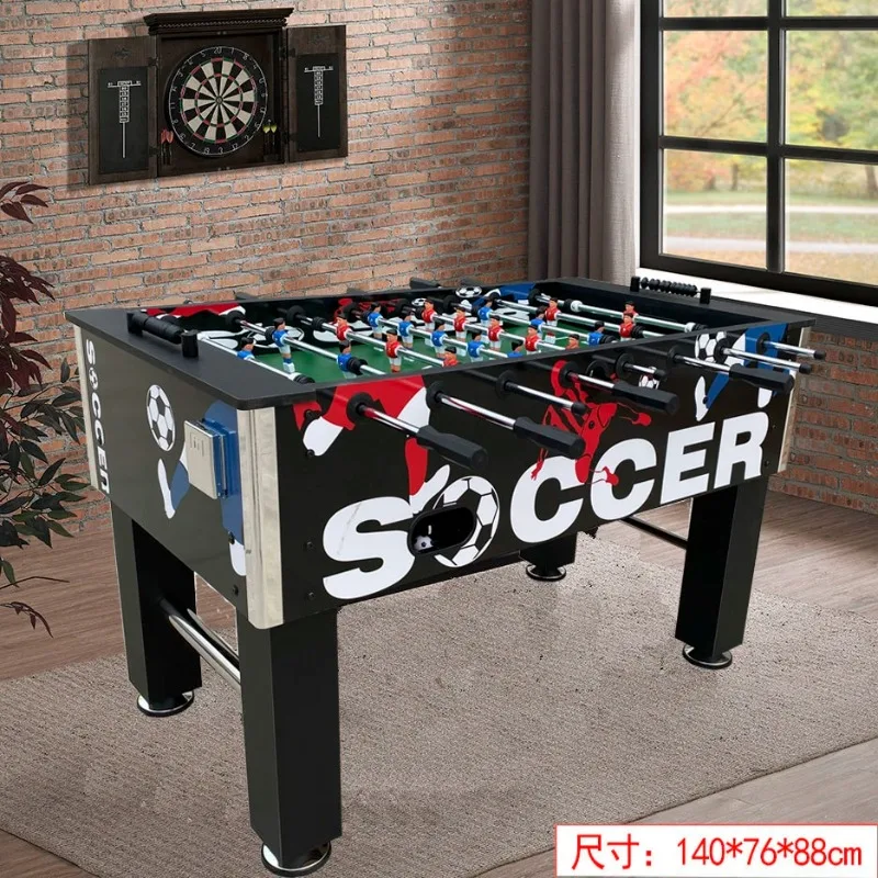 Imagem -02 - Machinetable de Futebol para Crianças e Adultos Mesa Padrão Battle Stick Table Double Play Table Bilhar Indoor Casa