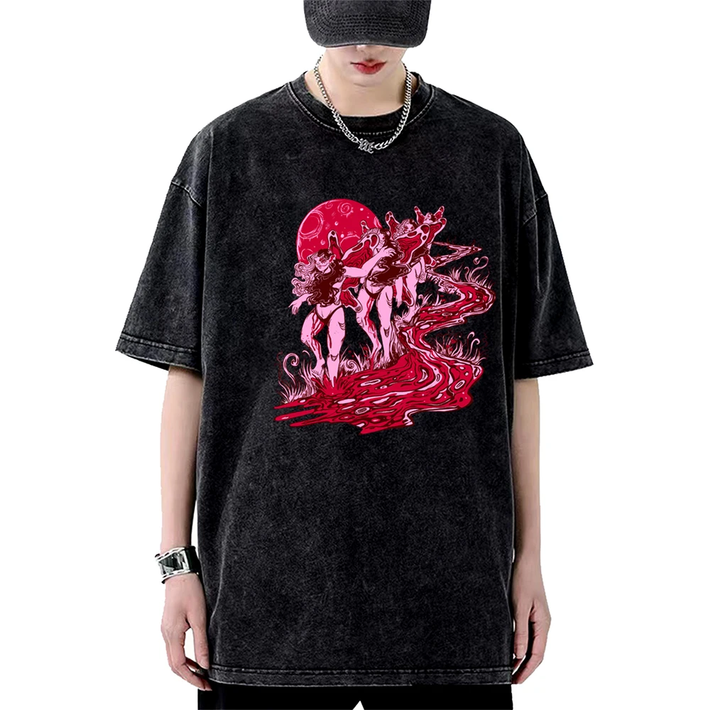 

Черные потертые футболки melnie Martinez World Tour 2023, женские и мужские хлопковые топы, футболки для женщин