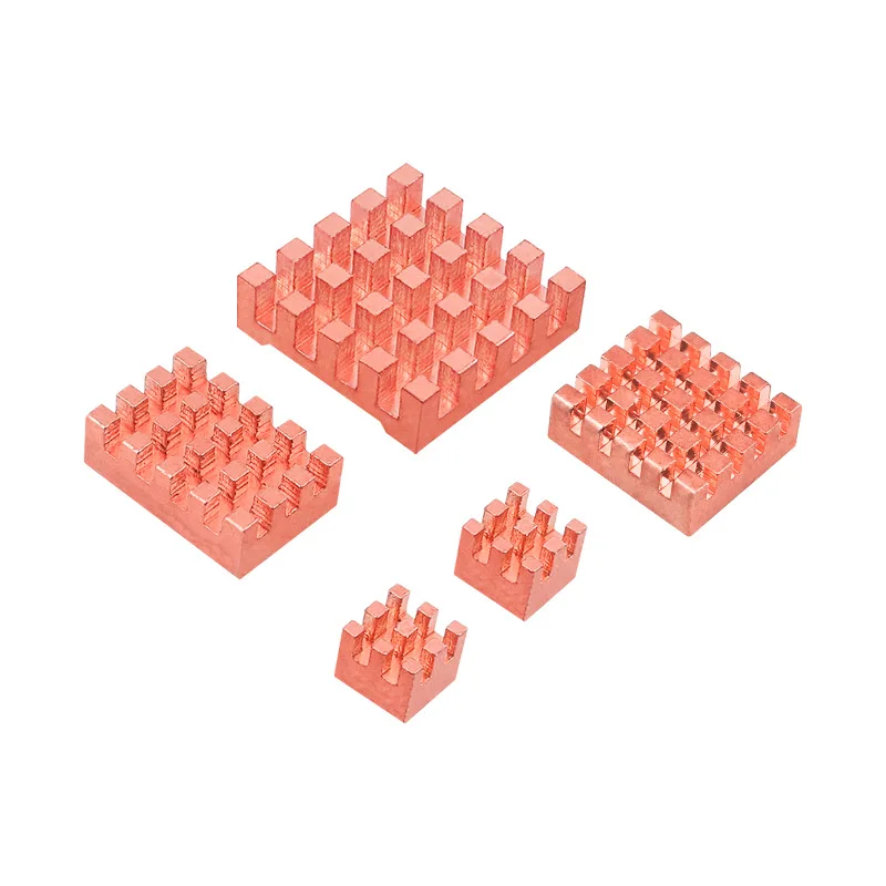 

5 шт. радиатор из чистой меди с термоклеем для макетных плат Raspberry Pi 5