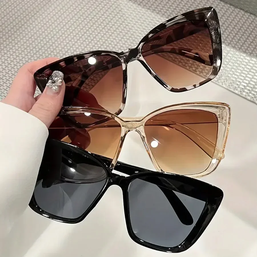 

3PCS Vintage Square fashion Women Sunglasses Classic Daily Holiday Beach Travel Decorative Glasses for Men