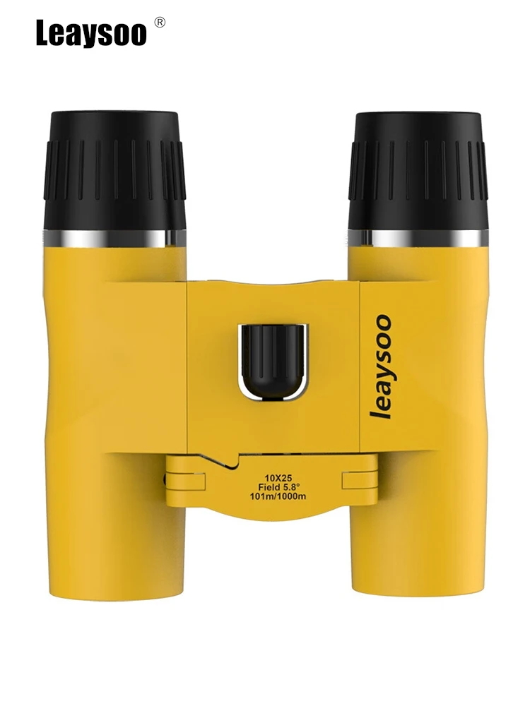 

Бинокль Leaysoo 10X25 портативный детский, высокое разрешение, высокое увеличение, подходит для научного образования детей