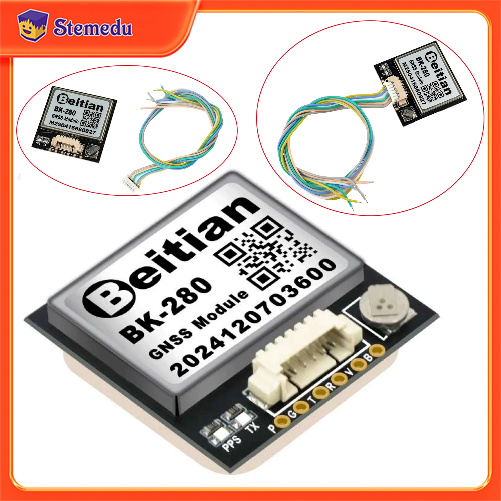 

Beitian BK-280 G-MOUSE GNSS модуль GPS/ГЛОНАСС двойная система с кабелем M9140-KB для Arduin o Drone/RPI/Rlight Control