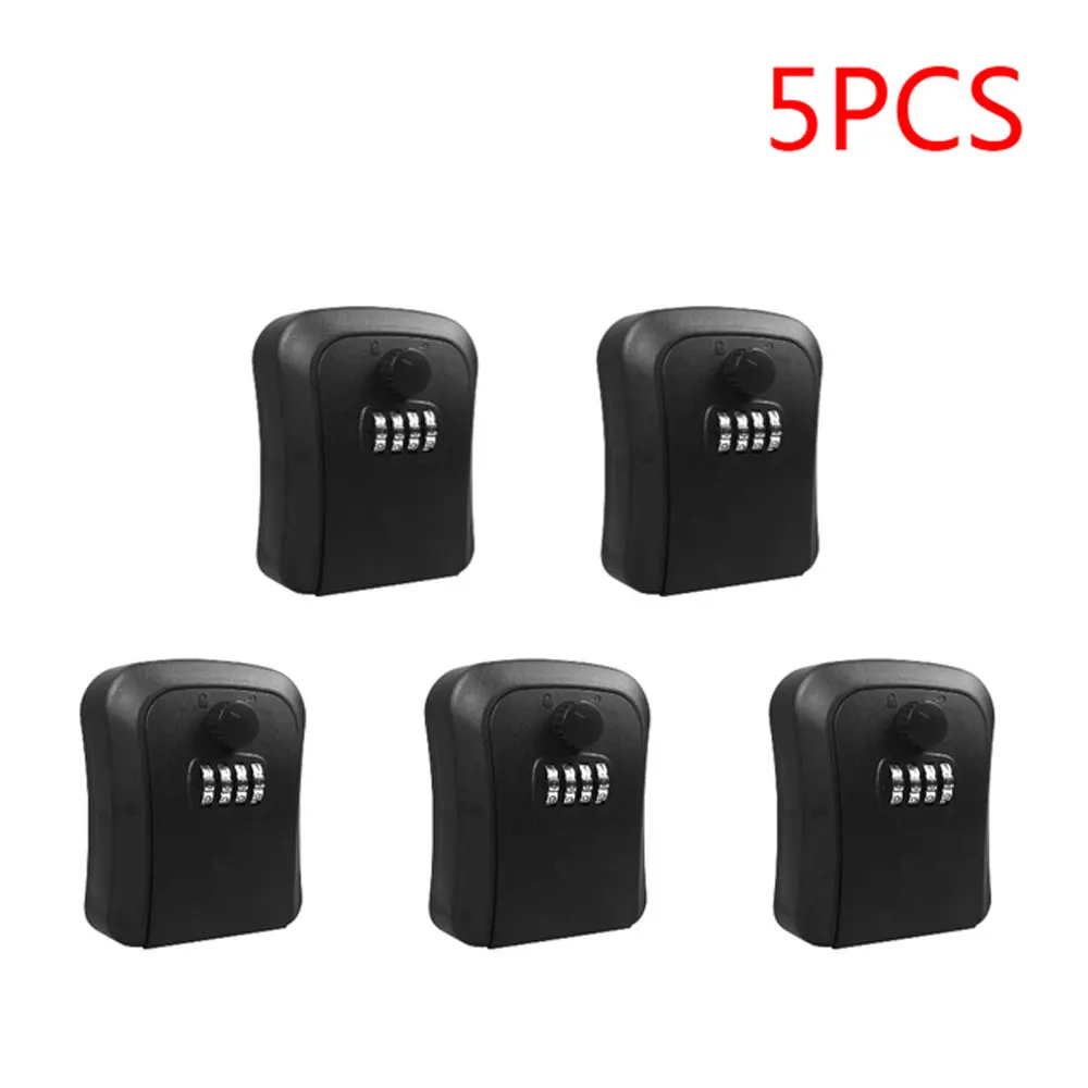 1-10PCS Outdoor Key Safe Waterproof Security Code Lock Wall Mounted Key Storage Secret Box Anti Theft 4 Digit Key Safe Box