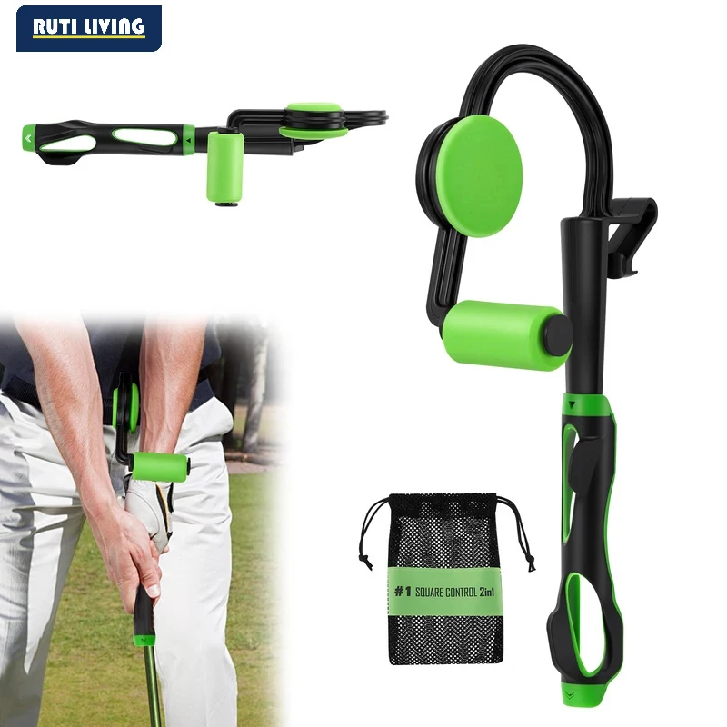 Square Training Grip Postures Trainer Control Tool Golf Swing Instant Feel-Based Feedback Putter Hand Grip Correction
