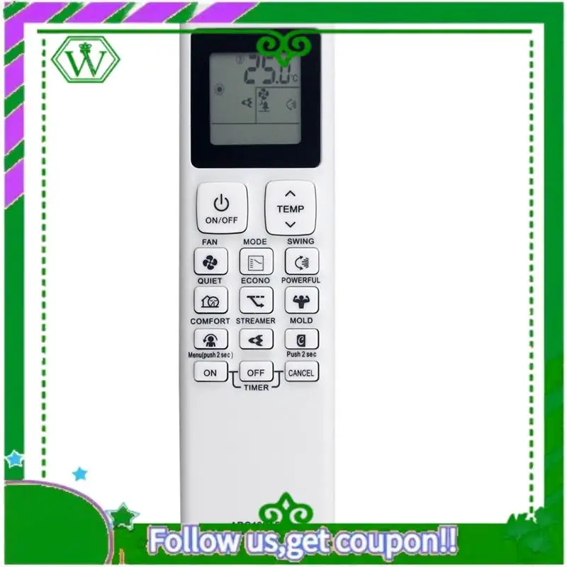 ABIK-For Daikin Air Conditioner Replacement Remote Control For Model Code ARC486A51- ARC486A51 A/C Remote Control