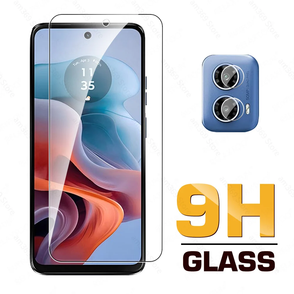 9H Glass For Motorola Moto G34 5G Screen Protector Tempered Glass Moto Rola MotoG34 MotoG 34 G 34 34G 2023 6.5inch HD Lens Film