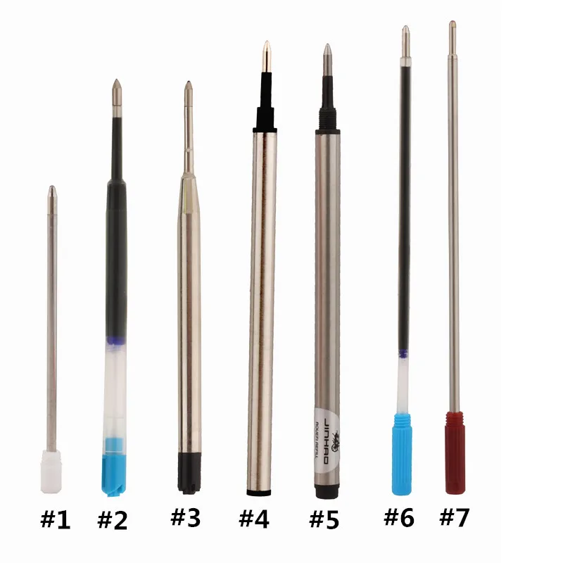 7 Tipo Recambio de tinta para bolígrafo Escritura Punta mediana Nuevo Adecuado para todo tipo de mi tienda y mercado