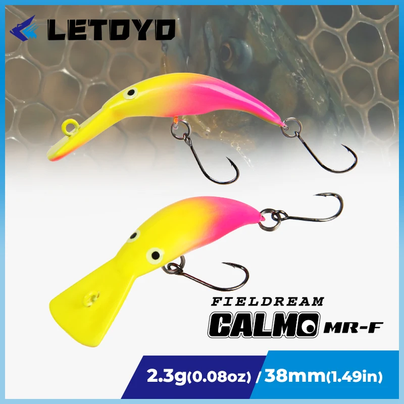 LETOYO Mini Sinking Minnow 38mm 2.3g Slim Crankbait Fishing Lure Micro Artificial Bait Wobblers For Trout Salmon Stream Fishing