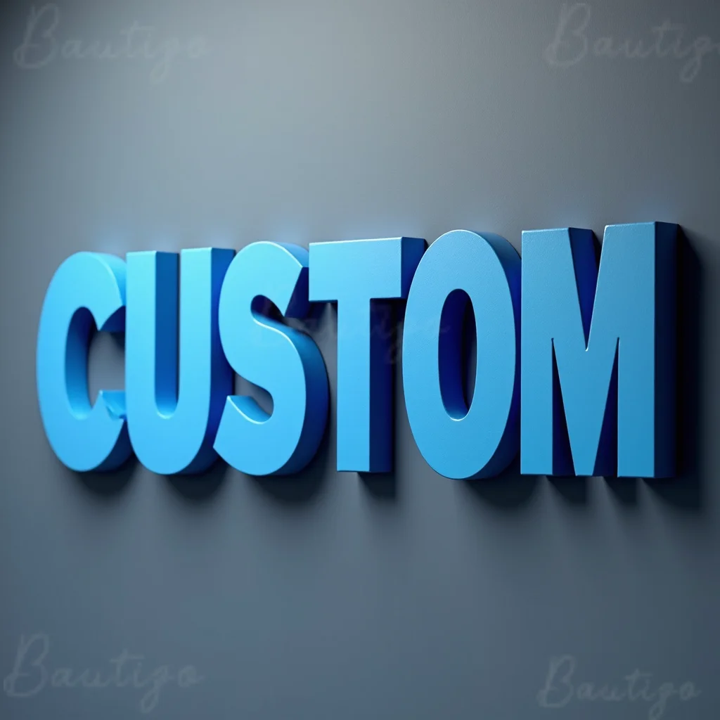 

Custom 3D Metal Business Sign For Outdoor Use Durable Waterproof Storefront Signage With Anti-Fade Coating For Retail Shop