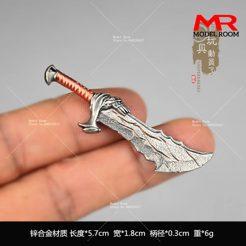 1/12 Scale Kratos Axe Chaos Blade Model 6cm Soldier Scene Accessories Fit 6'' Soldier Action Figure Body Dolls view 2