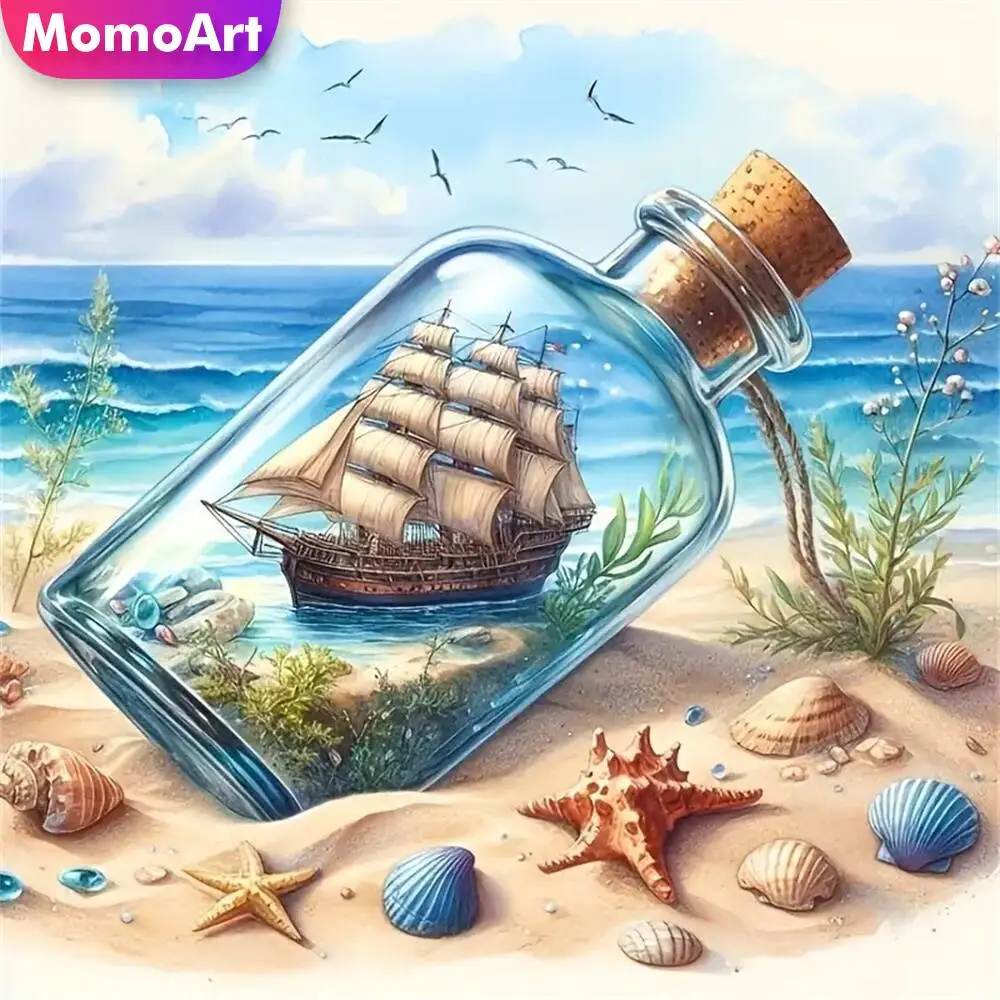 Momoart Bär Diamant Mosaik Tier voller Runde Diamant Malerei Mond Stickerei neue Ankunft handgemachte Hobby