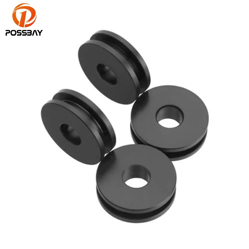POSSBAY 4pcs Detachable Motorcycle Windshield Mounting Bushing Grommets fit for Harley Heritage Softail FLSTC 2000-2017