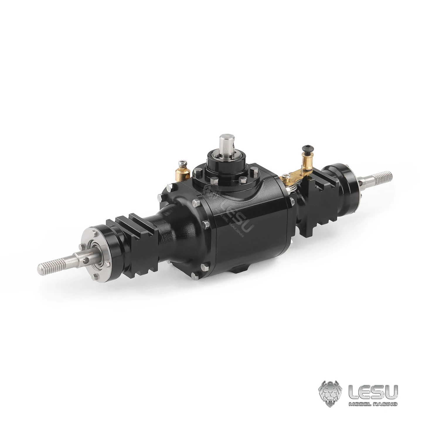 

Front Rear Axle for Tamiya 1:14 RC Tipping Loader Axle with Differential Lock Gear Ratio 1:3 Axle 1:14 Truck Tractor DIY Parts