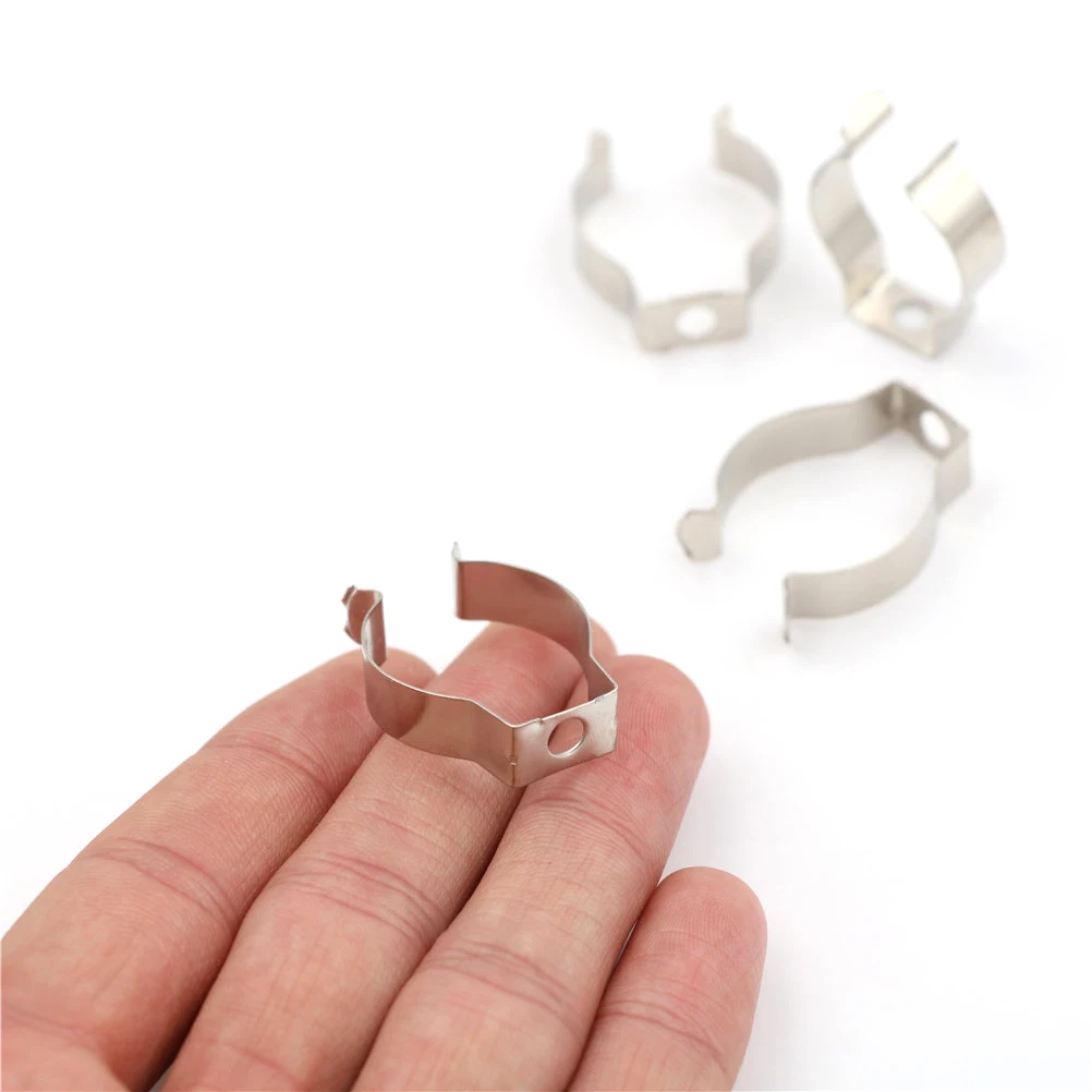 

4Pcs/lot U Clips Connector Tube Lamp T8 Wall Clip For LED Fluorescent Light Base Socket Bracket Fitting Holder