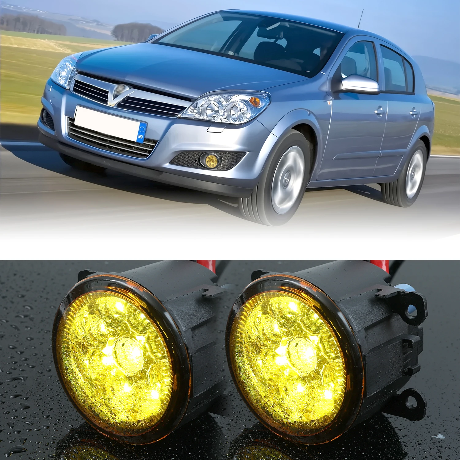 لفورد اكسبلورر 2011 2012 13 2014 2015 فييستا MK5 MK6 التركيز 2 3 العبور LED المصد الأمامي أضواء الضباب مصباح الضباب العنبر الأصفر 12 فولت