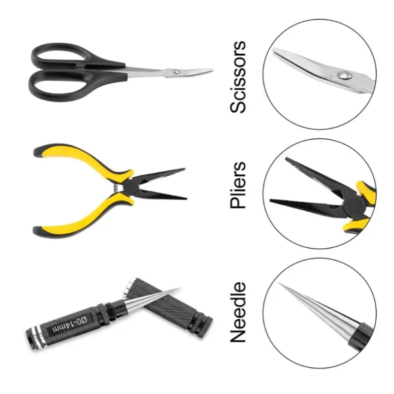 Bright Color Solid Hexagonal Wrench With Convenient Case For DIY Enthusiasts D2RD