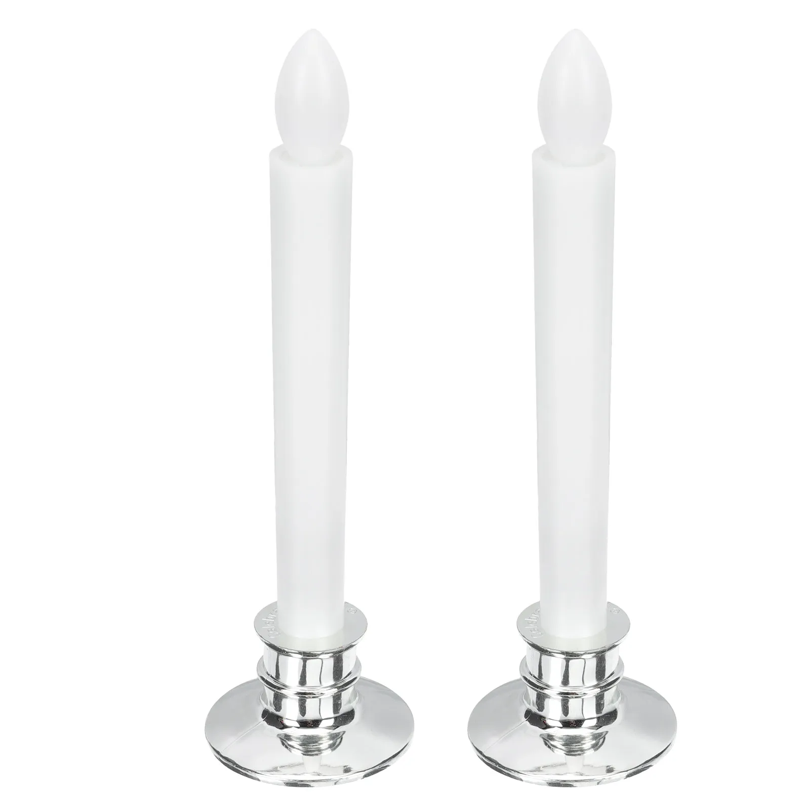 

2 Pcs LED Electronic Candles Realistic Flickering Flame Wedding Home Decor Lamp Xmas Party Decoration