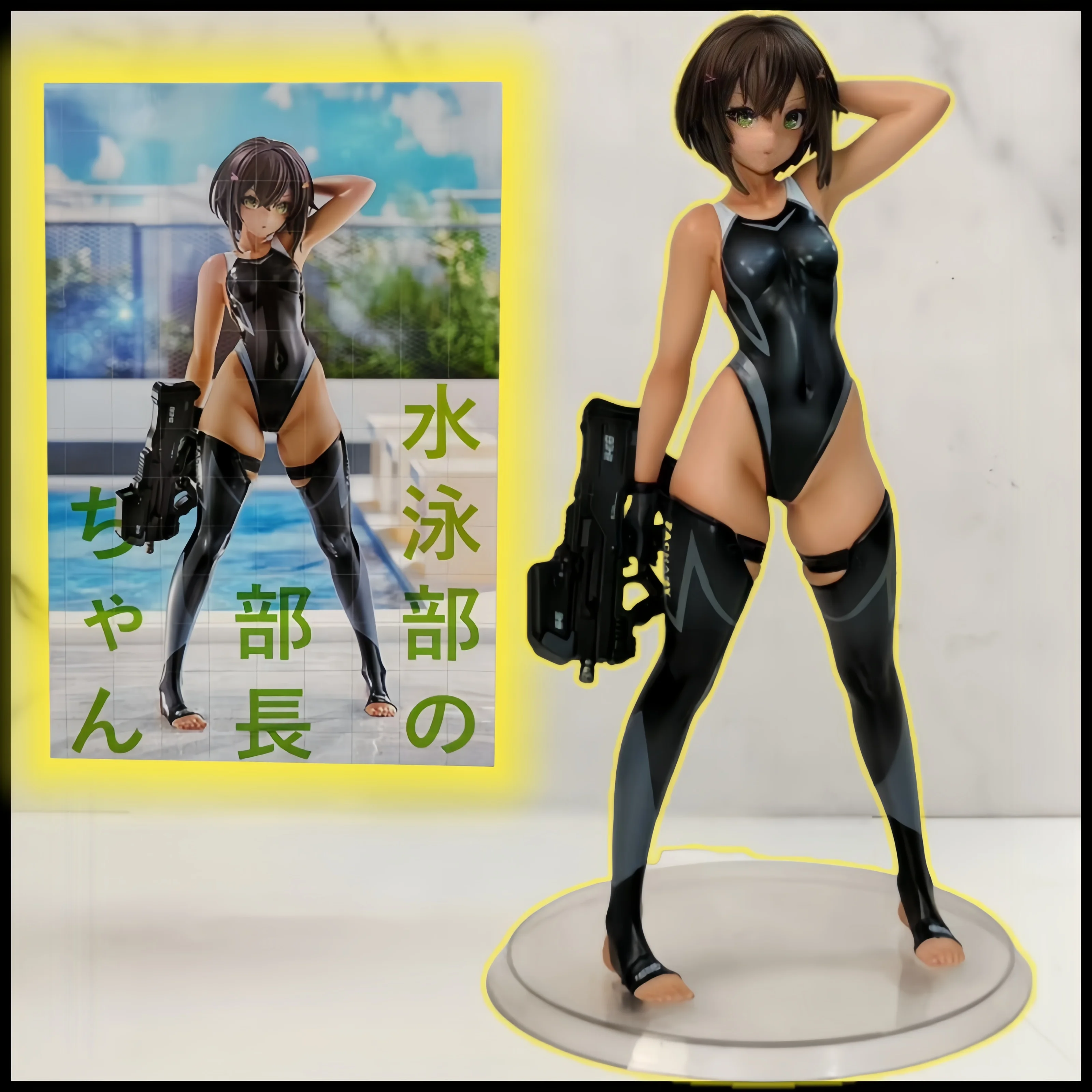 

Amakuni Hobby Japan Arms Note Buchou-Chan Of The Swimming Club 1/7 Anime Girl Pvc Action Figure Statue Collection Model Doll Toy