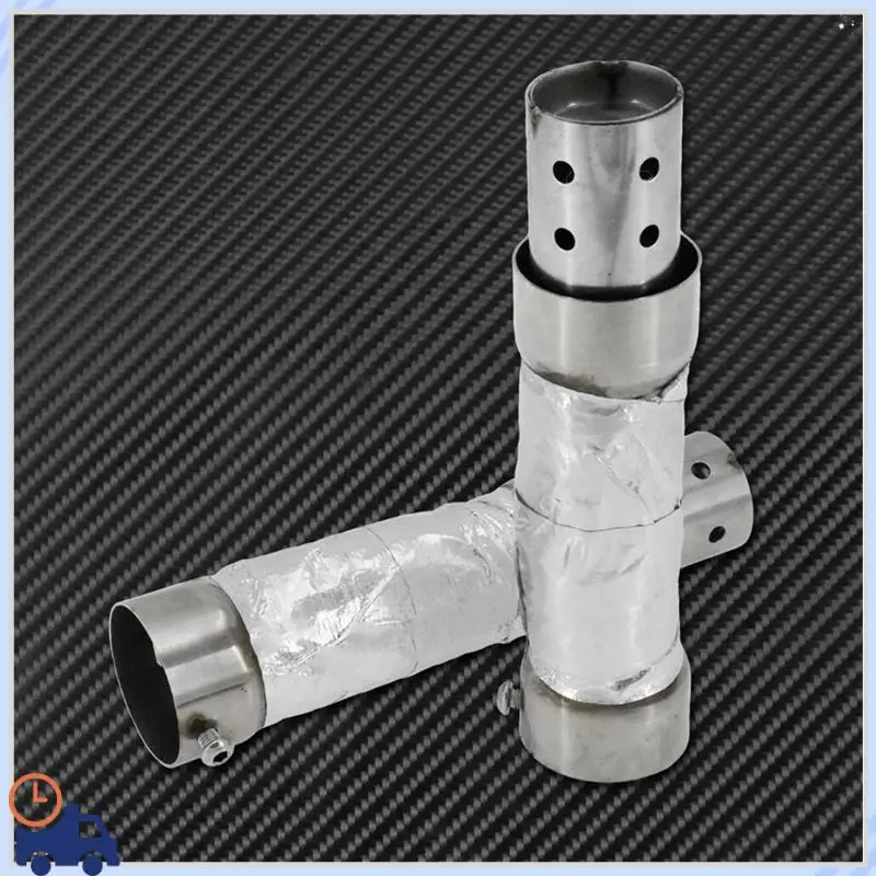 Durable Motorcycle Sports Car Muffler Tail Section Exhaust Muffler Extended Upgraded Muffler Exhaust System Auto Parts