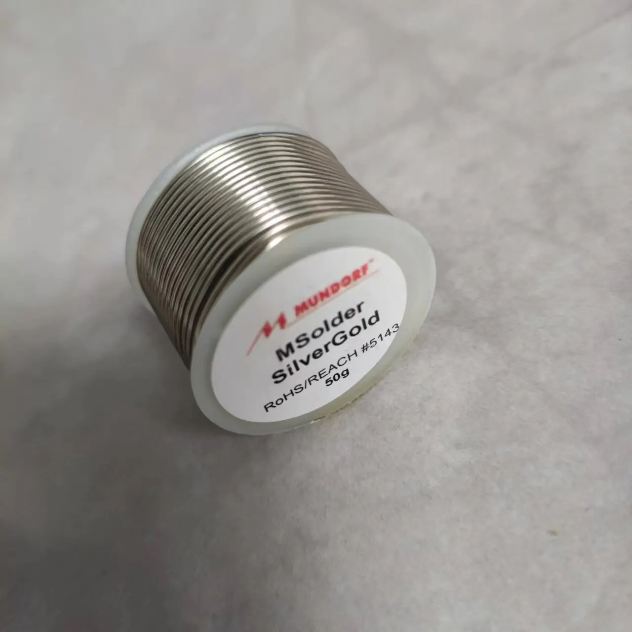 

A Roll Original German Mundorf Mcap Silver Gold Soldering Wires 3.8% Silver Wire Diameter 1.0mm Solder Wire For Audio