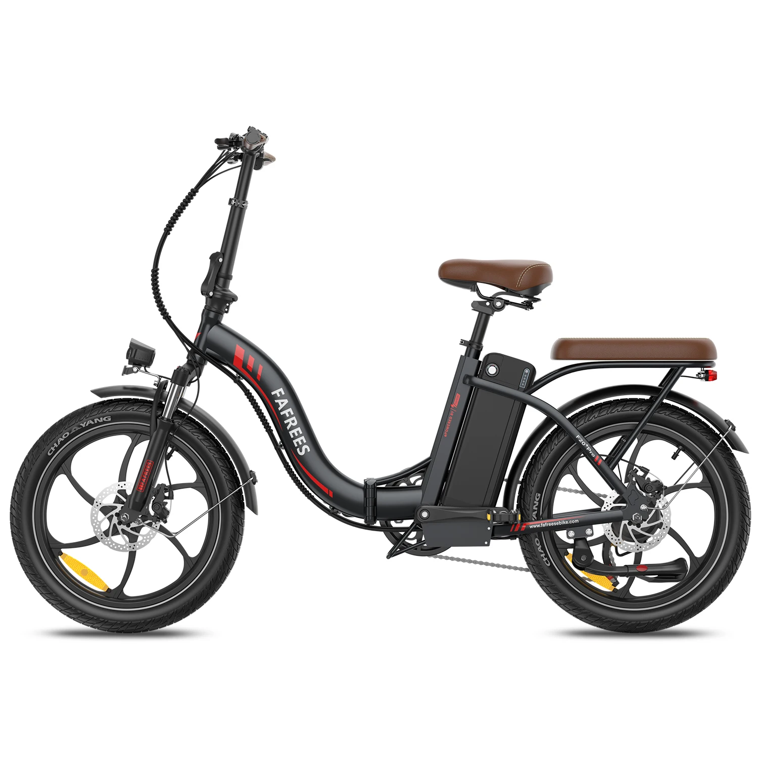 Fafrees F20+ Pro opvouwbare elektrische fiets 36V 25Ah verwijderbare batterij 20" x 3,0 MTB ebike voor volwassenen