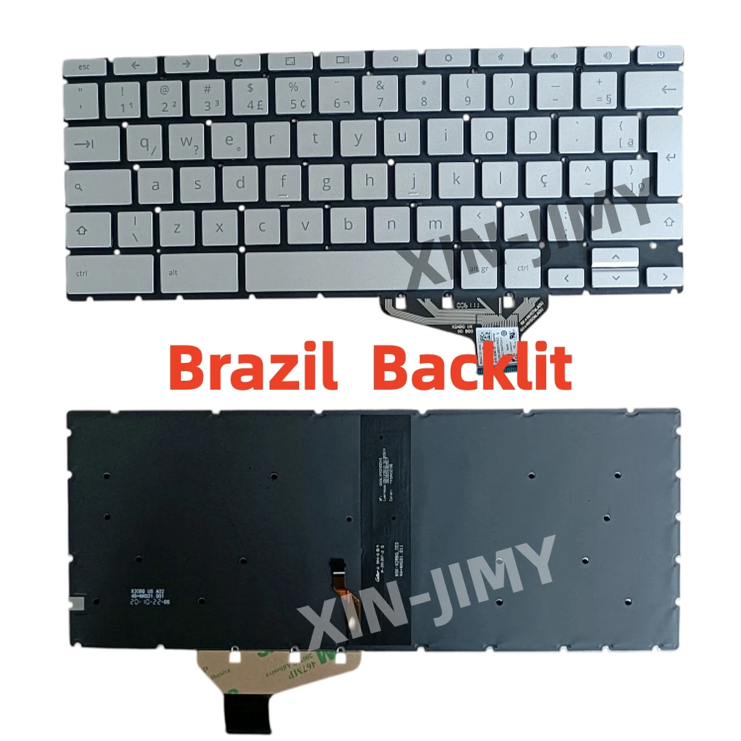 C600 Brazil Keyboard For Toshiba L640 L600 L630 C640 C645 L700 L730 L645 C600D L600D L740 L745 L745D BR sliver Backlit