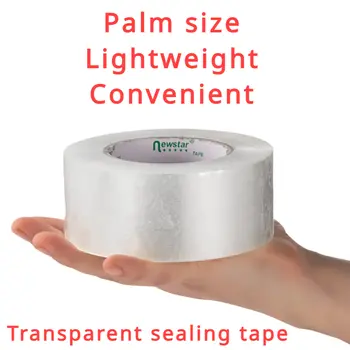Průhledná páska v roli šířka 4,8 cm 1,89 palce plastová vysoce lepivá těsnicí páska, velká zesílená rozšířená expresní balení 6 nejlepší prodej pákistánská páska - №3