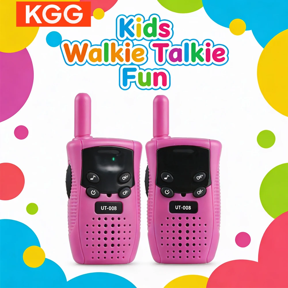 

Детские рации (2 шт.), дальнобойные двухсторонние радиостанции для детей, мини-комплект трансиверов для игр на улице