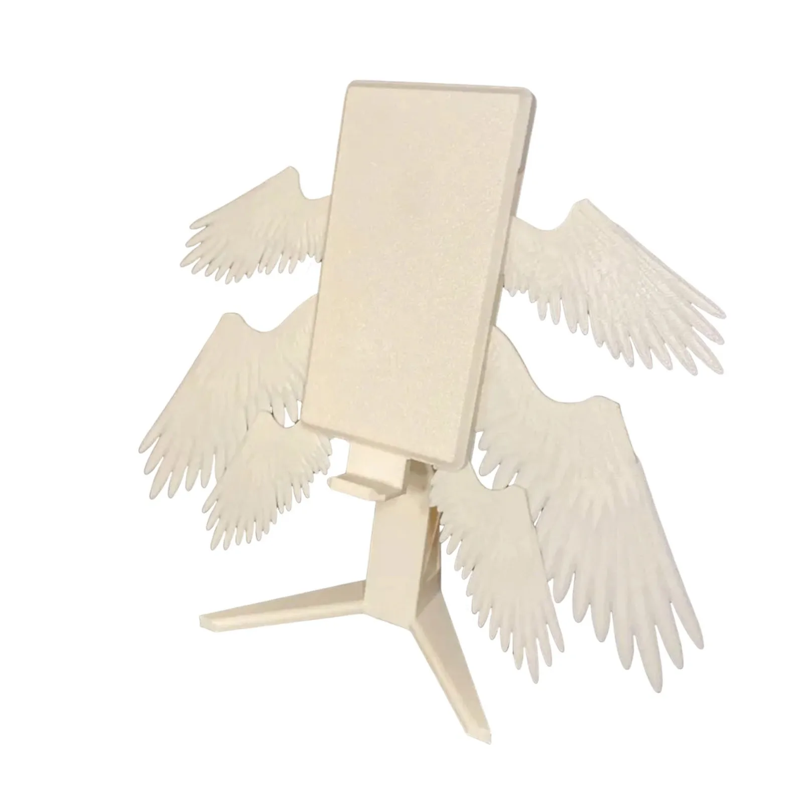 

3D Printed Creative Angel Wings Phone Holder Movable Mobile Phone Holder Angel Mobile Phone Holder Suitable for Desktop Car