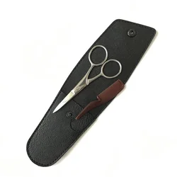 Stainless Steel Beard Scissors Hair Shaving Small Scissors Professional Makeup Eyebrows Nose Nail Cuticle Cut Manicure Tool