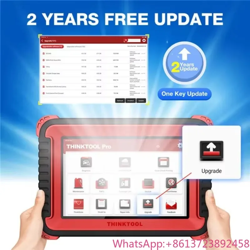 20252 Years Free Update THINKCAR Thinktool Pro OBD2 CAR Diagnostic Tool All Systems  28+ Resets Bi Directional ECU Coding pk Pro