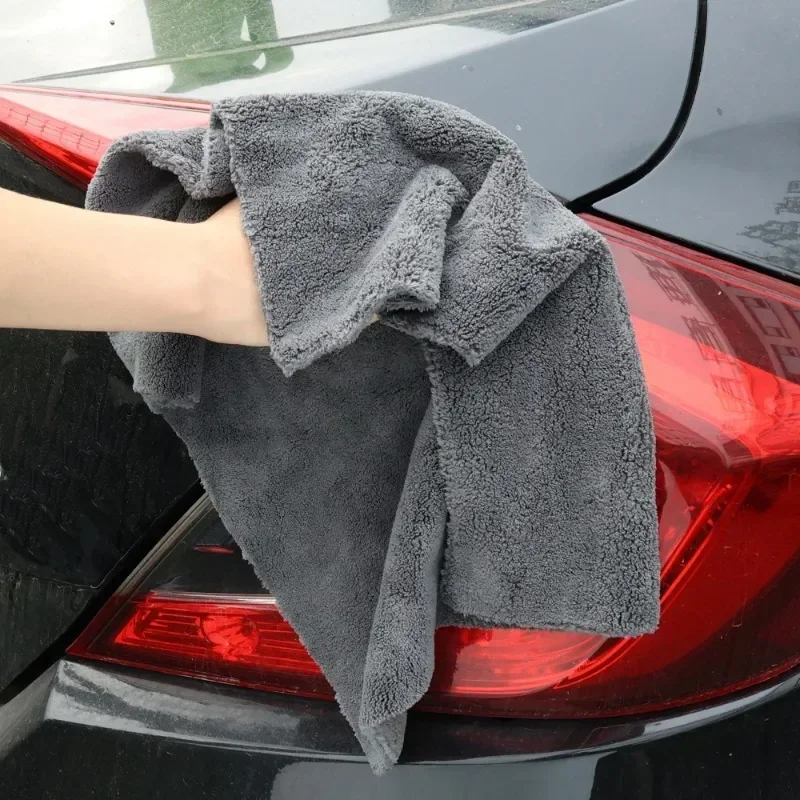 40X40cm High-end Microfiber Towels Thickened Auto Home Detailing Water Drying Cloth Cleaning Tools Car Care Wash Accessories