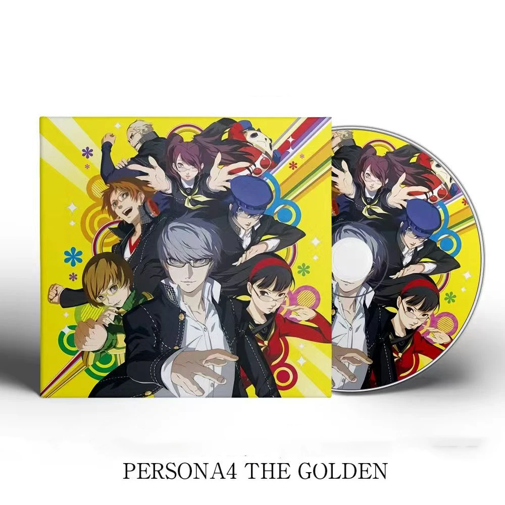 Classic Game Persona 4 P4 Shoji Meguro Music CD The Golden OST Album Music Record Cosplay Walkman Car Party Soundtracks Box Prop