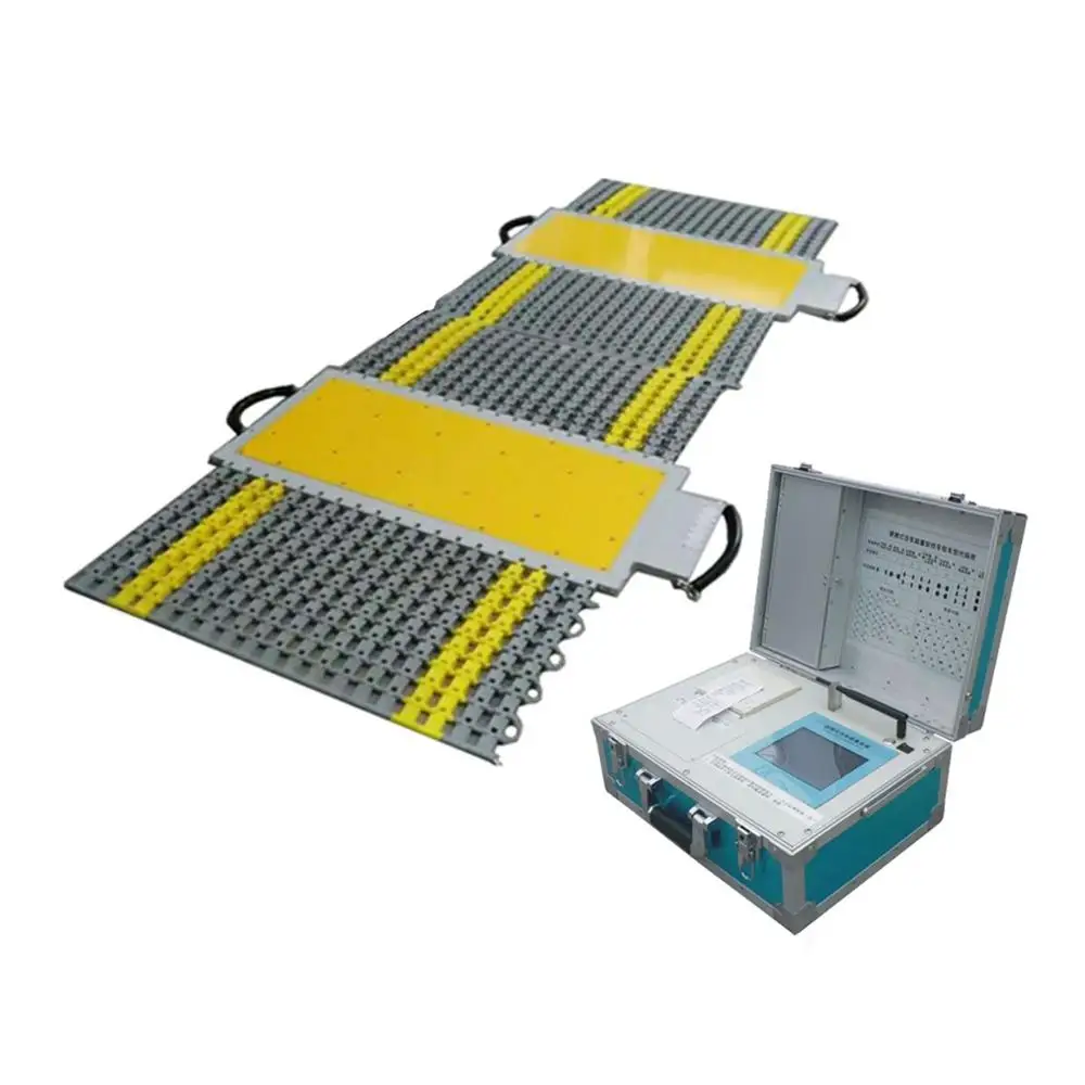 1-20t Overload Electronic Portable Car Truck Axle Weighing Scale with Ramp and Printing Indicator