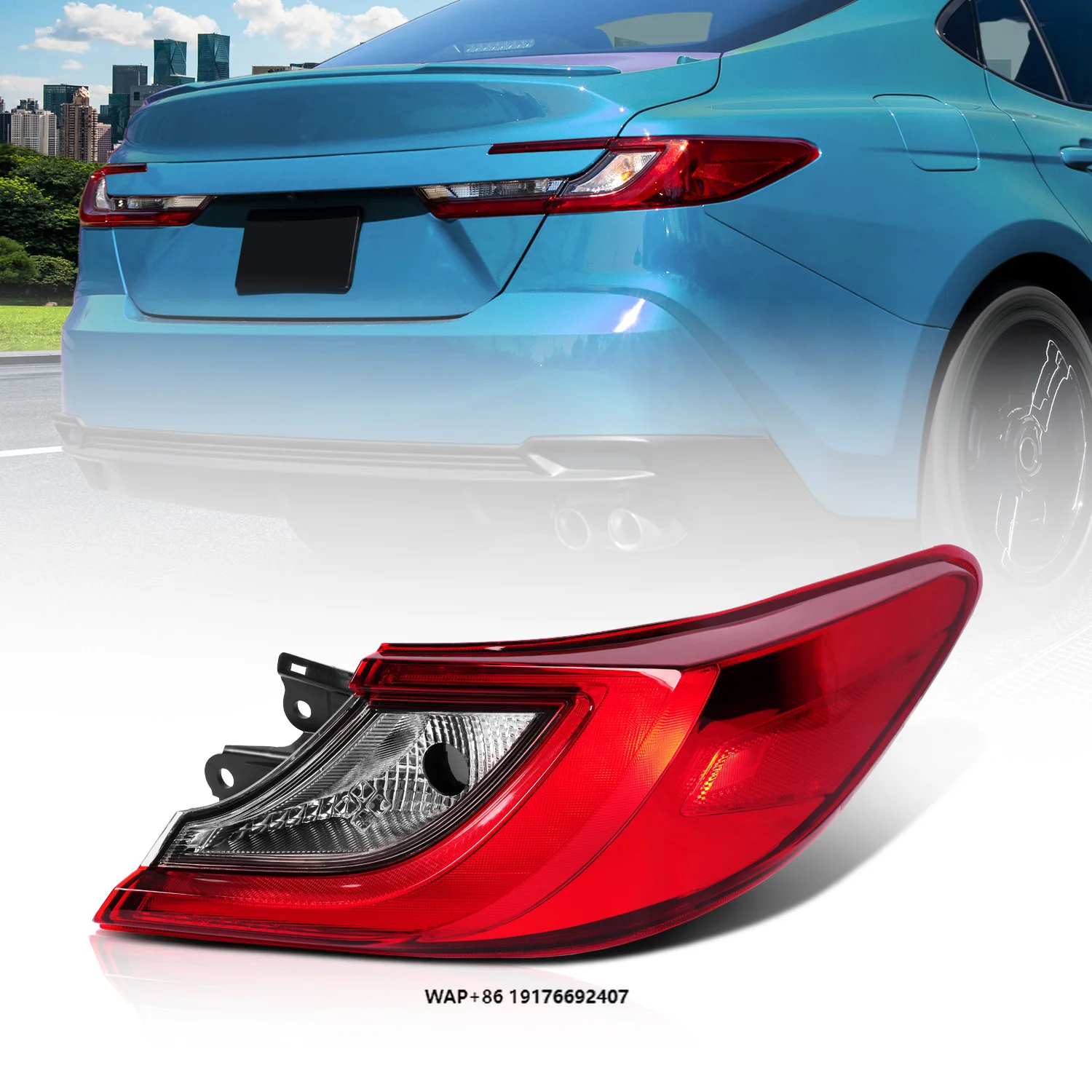 

USA Version Original Style for for 2025 LE SE OEM Taillight with Yellow DRL Turn Signal Running Light-Plug Play Car Repair