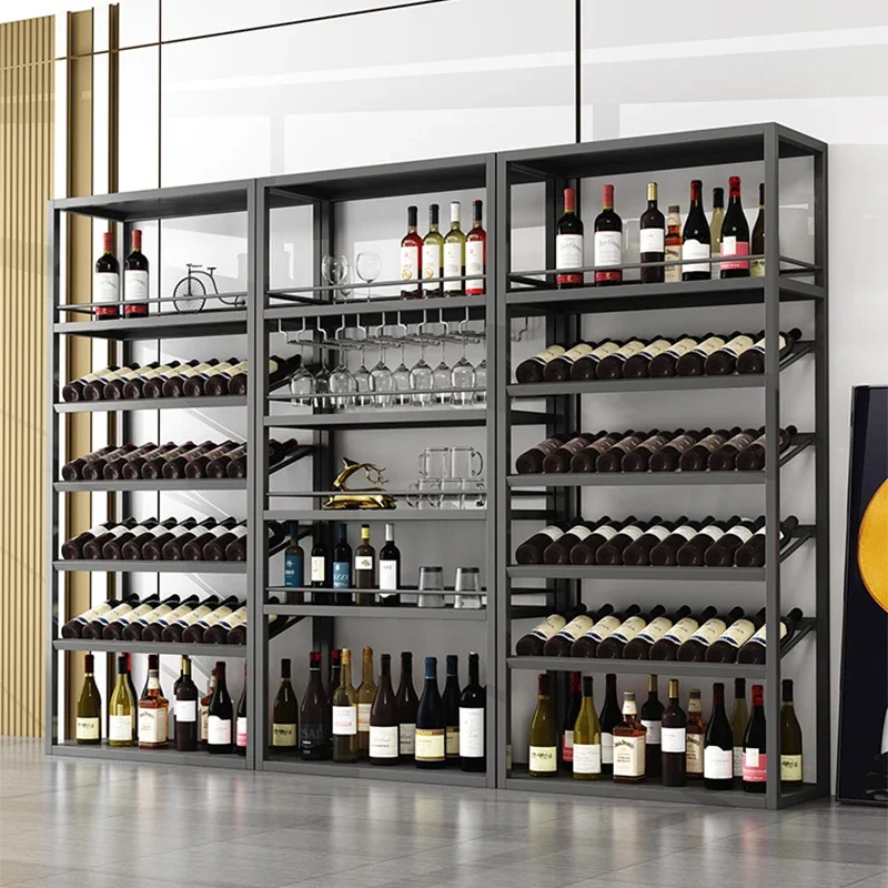 

Storage Sets Bar Wine Cabinets Display Corner Bottle Cellar Retail Bar Cabinet Whisky Unique Stojak Na Wino Kitchen Furniture