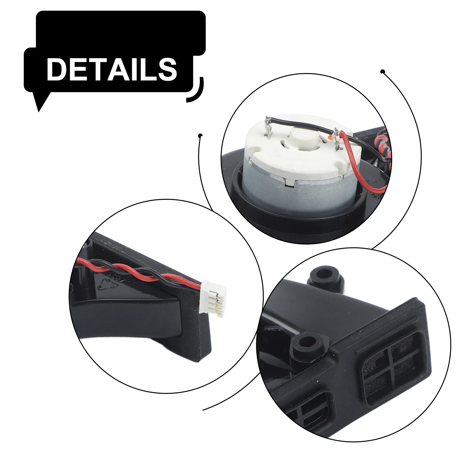 

Совместимый вентилятор основного двигателя для Tefal Explorer Serie 20 (RG6825, RG6871, RG6875) для повышения эффективности очистки.