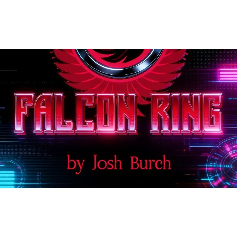 

Falcon Ring By Josh Burch Close Up Magic Props Magnetic PK Ring Magic Tricks Durable Quiet Modern Powerful Coins Matrix Magician