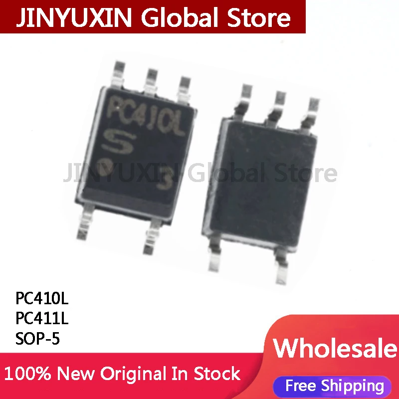 10Pcs PC410L PC410 PC411L SOP-5 IC Chip In Stock Wholesale